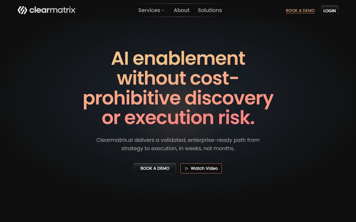 Screenshot of Clearmatrix