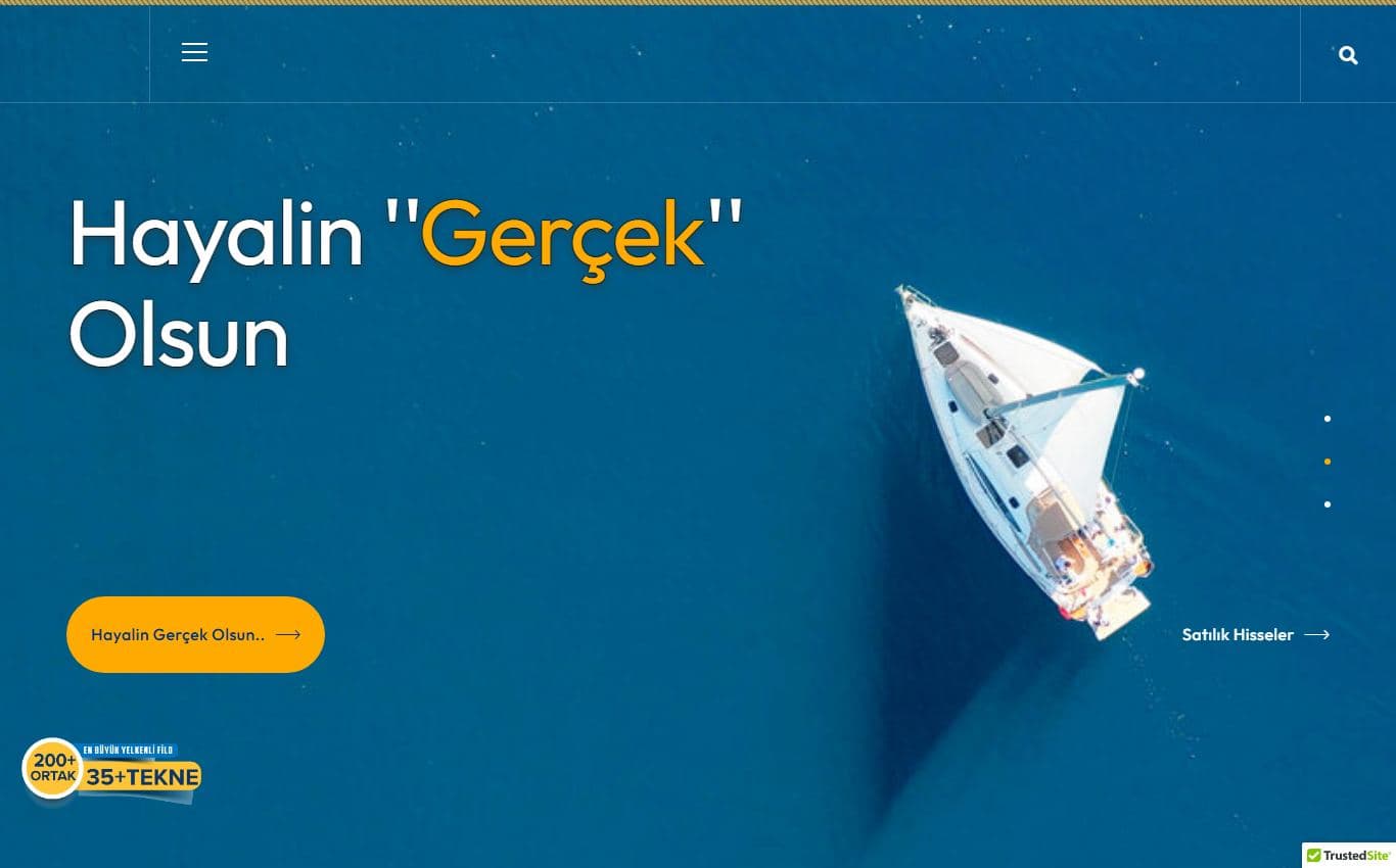 Screenshot of Ortak Tekne