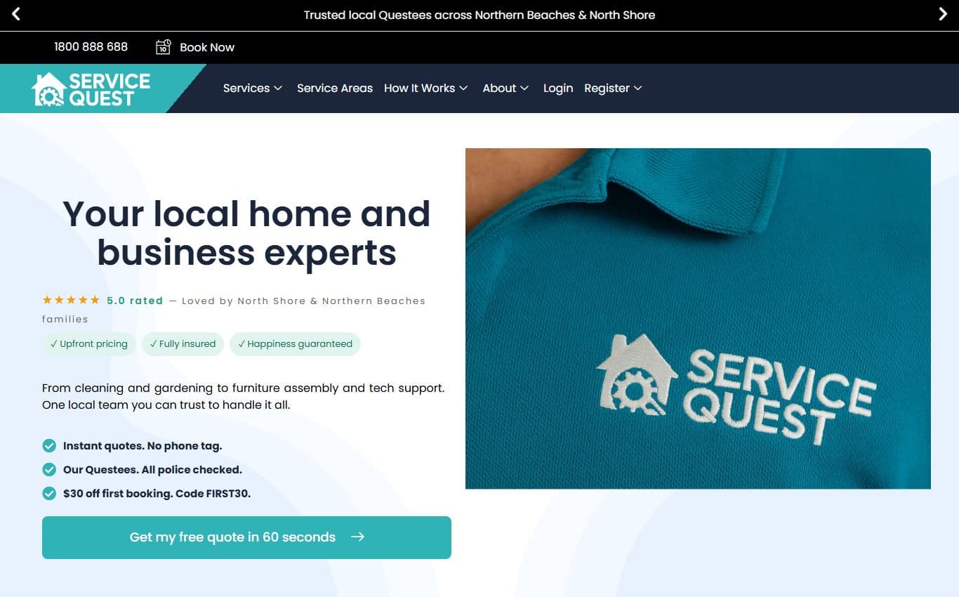Screenshot of Sydney Home & Business Services