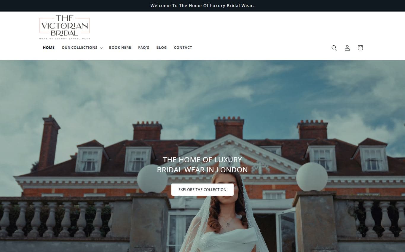 Screenshot of The Victorian Bridal